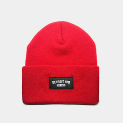 Cuffed Beanie with Woven Patch - Child/Small